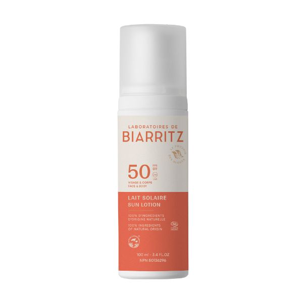 Lait solaire SPF50 Laboratoires de Biarritz