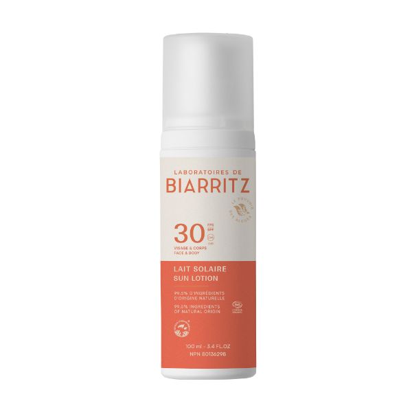 Lait solaire SPF 30 Laboratoires de Biarritz