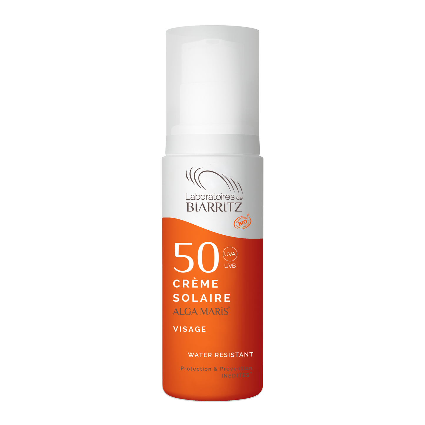 Crème solaire visage SPF50