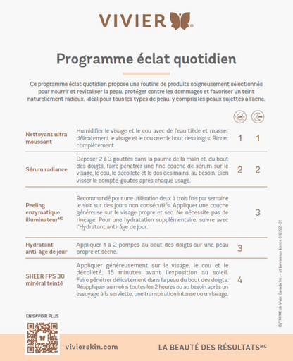 Programme Éclat quotidient
