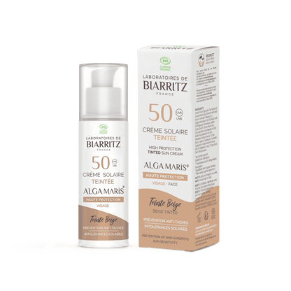 Tinted sunscreen SPF50