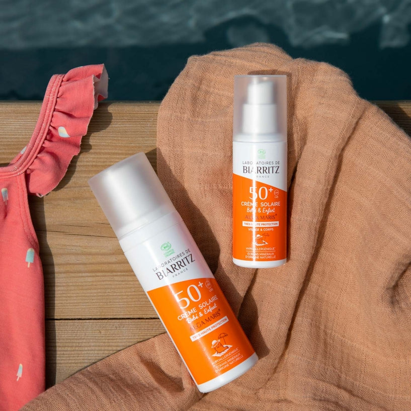 Crème solaire bébé & enfant SPF50+