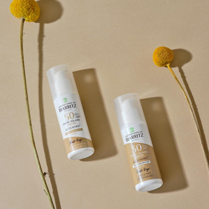 Crème solaire teintée SPF50